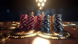 Tabel Bandar Poker dengan kursi pemain dan dealer card di nagapoker